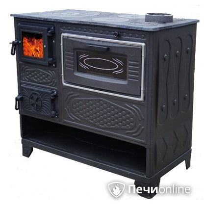 Отопительно-варочная печь МастерПечь ПВ-05С с духовым шкафом, 8.5 кВт в Мытищах